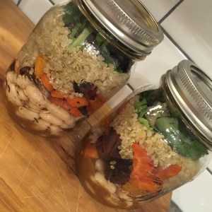 Mason jar salads for extra IG hipster cred.
